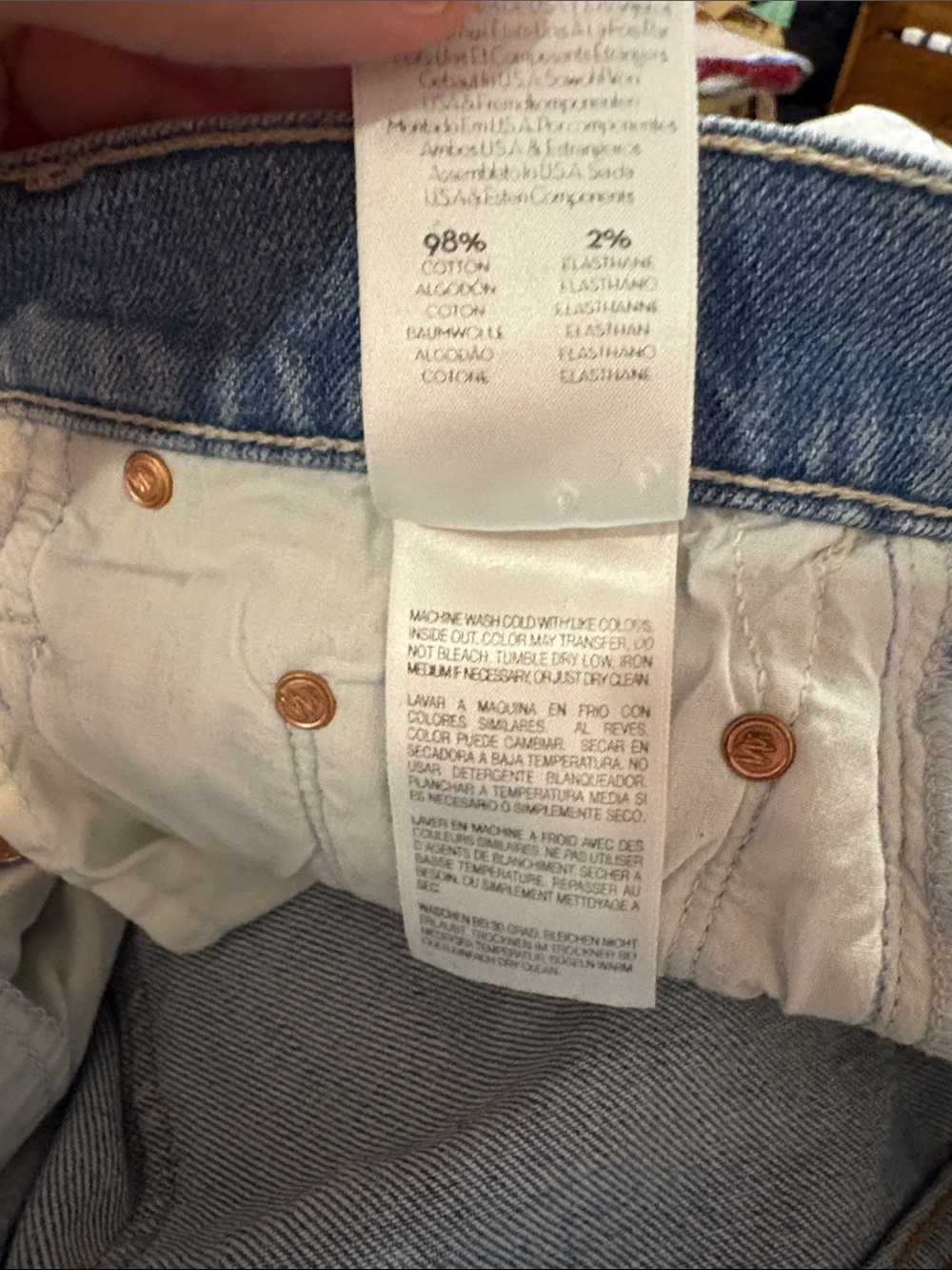 MOTHER The Stinger Flood Jeans in High As The Heavens SZ 27 EUC - Picture 7 of 7